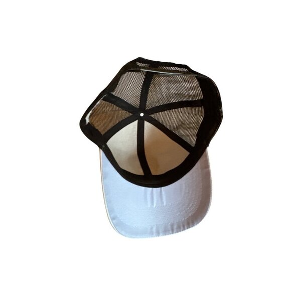 Rayados White & Black Trucker Cap With Logo Adjustable Snapback Mesh Hat - Picture 4 of 5